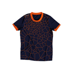 geometrical orange maglia tecnica calcio padel